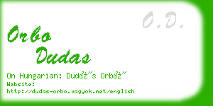 orbo dudas business card